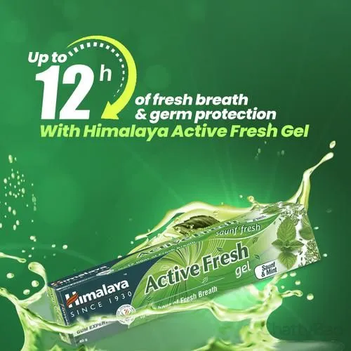 Himalaya Active Fresh Gel Toothpaste 80 g view 4