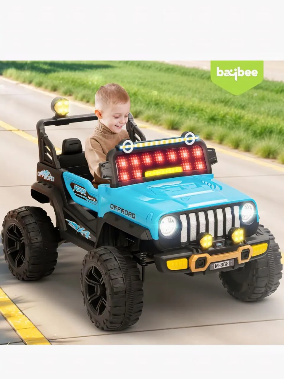 Turbo Offroad SUV Blue view 3