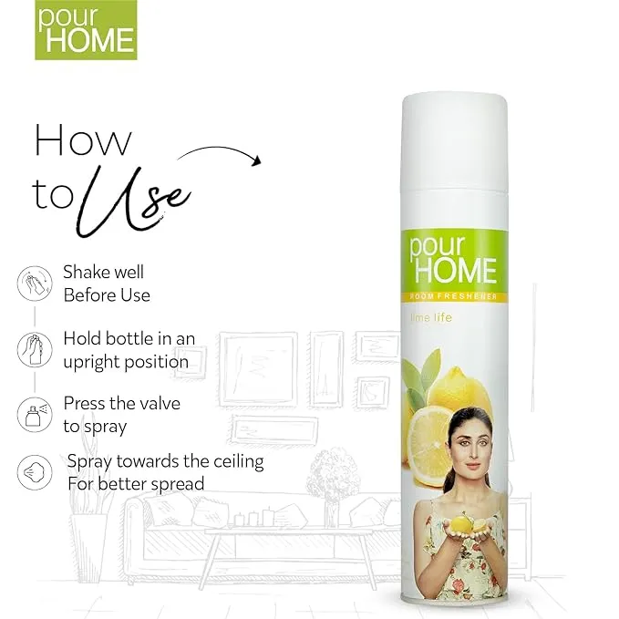 Pour Home Room Freshener Spray - Lime Life 270 ml view 4