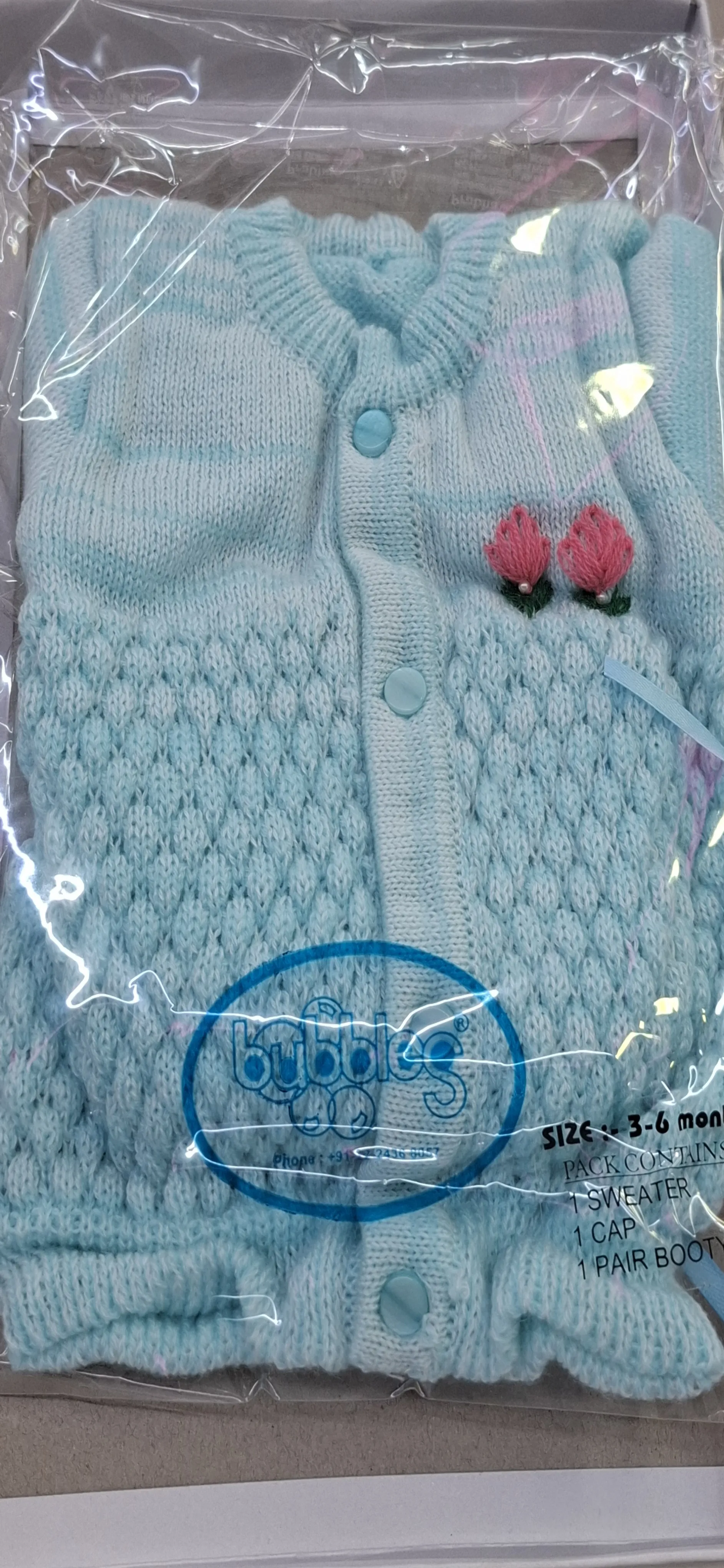 Bubbles Baby Sweater Set view 2