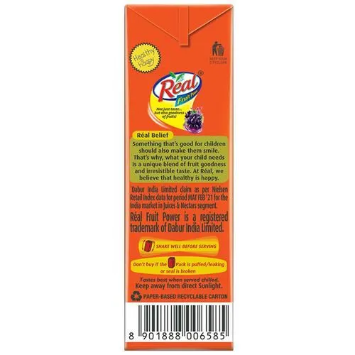 Real Grape Fruit Juice 180 ml view 2