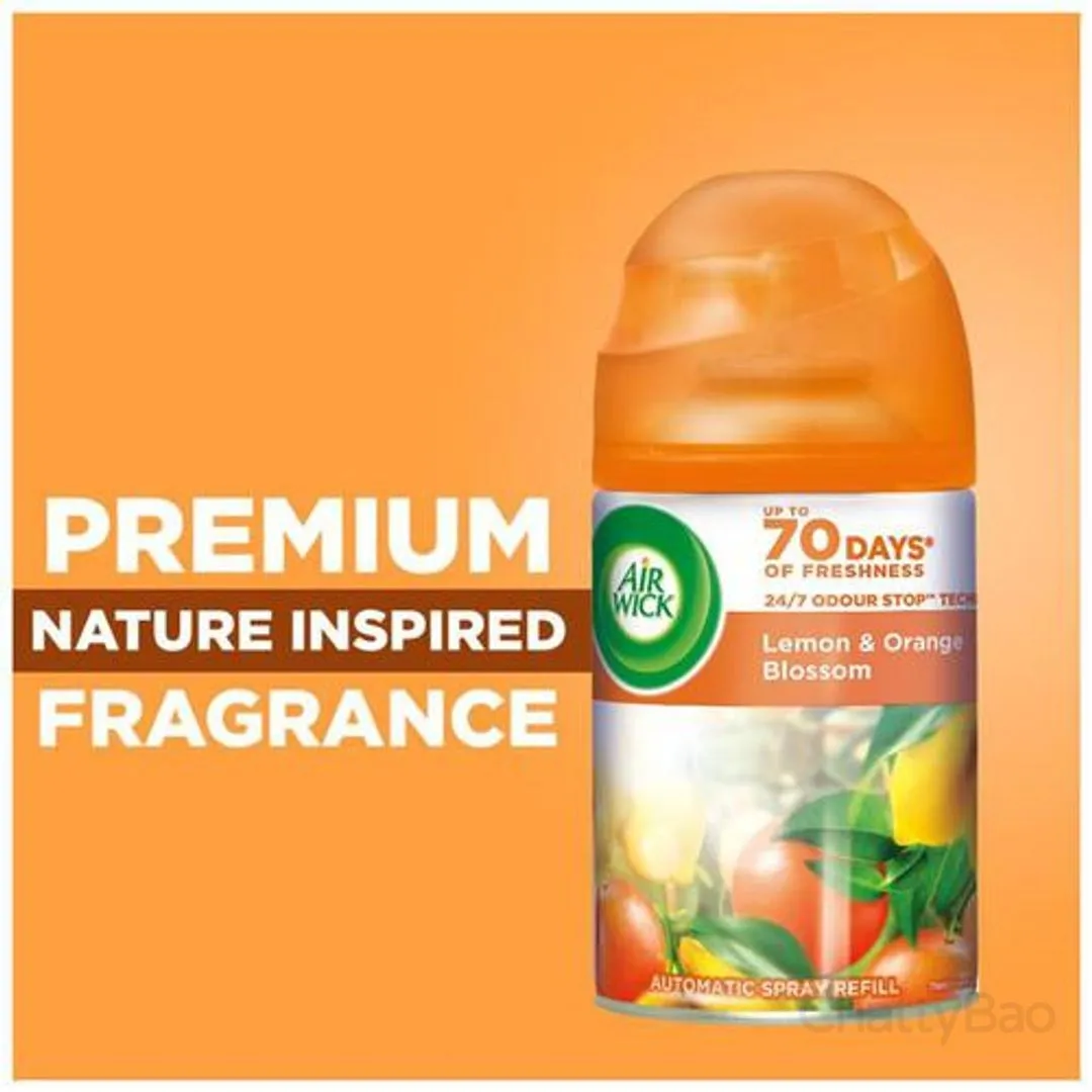 Airwick Air Freshner Refill - Lemon & Orange Blossom 250 ml view 3