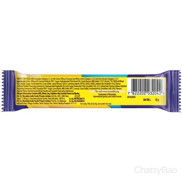 Cadbury 5 Star Oreo Chocolate Bar 42 g view 2