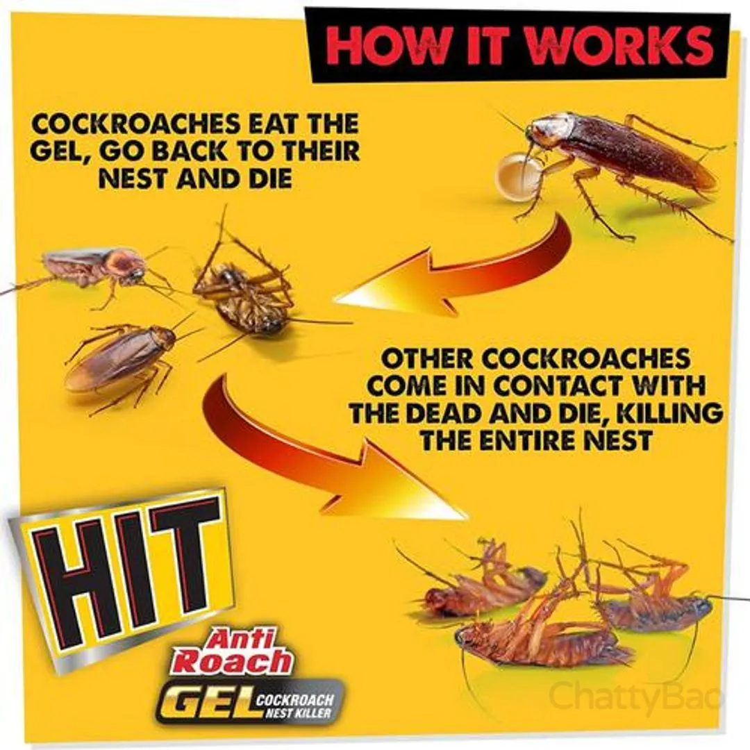 HIT Anti-Roach Gel - Cockroach Killer 20 g view 6