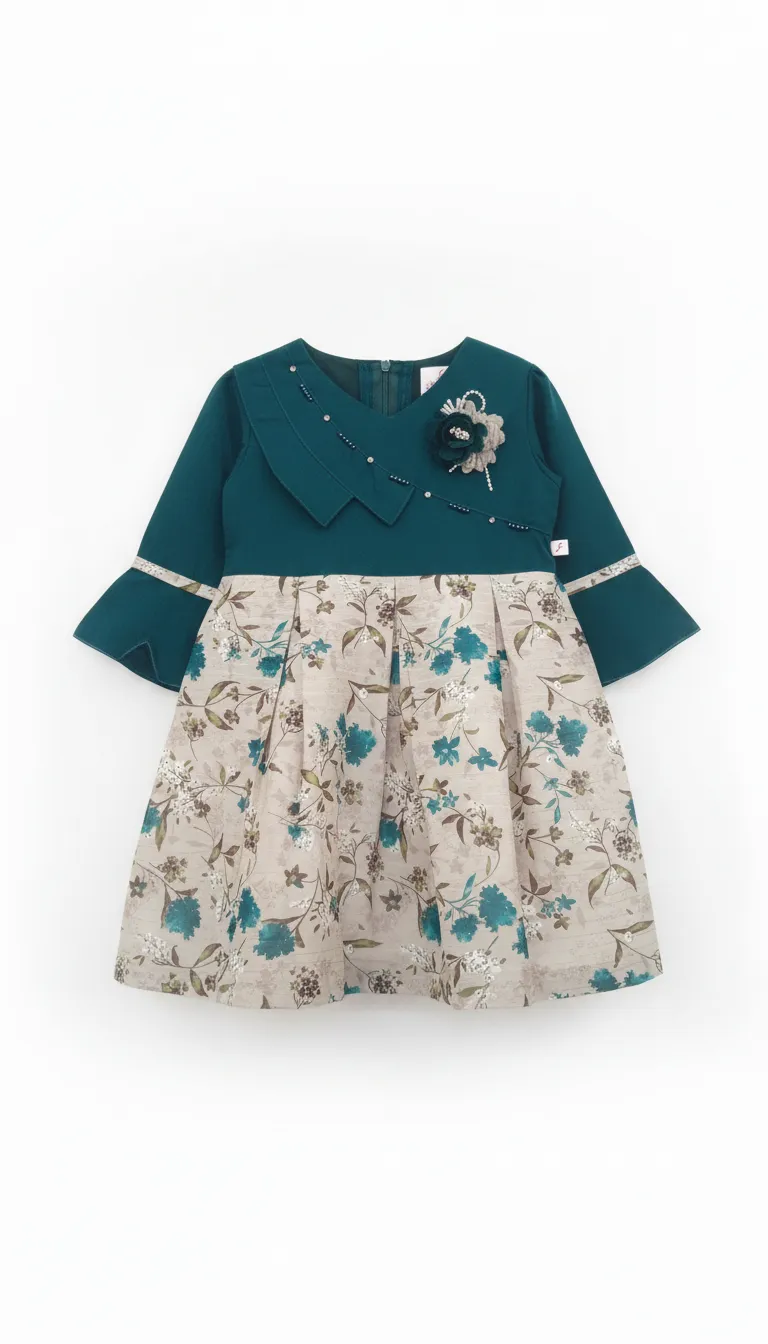 Girls Cotton Frock Rg view 2