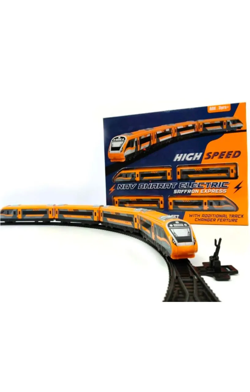 Nav Bharat Electric Saffron Express view 4