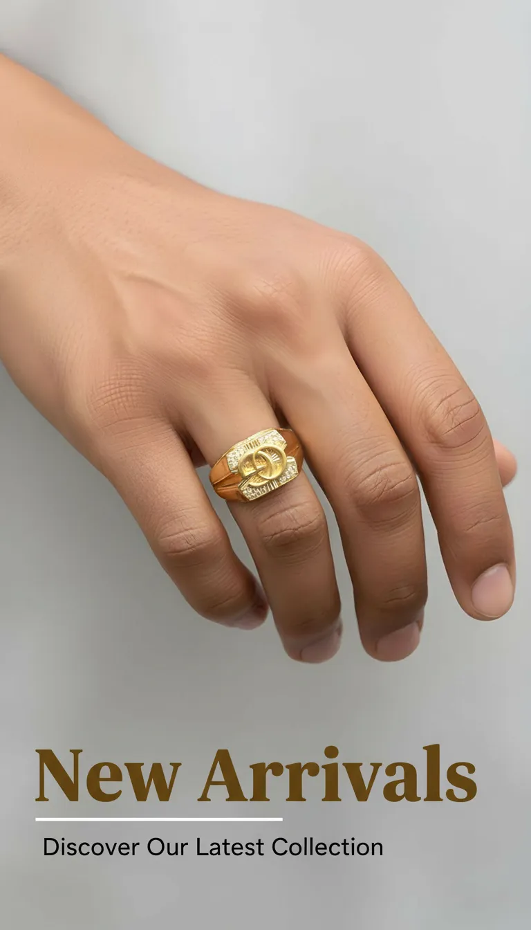 Gold Statement Ring view 2