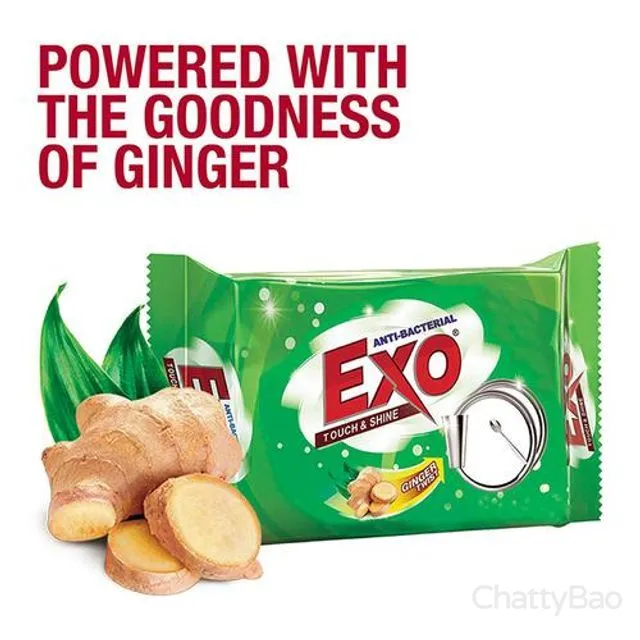 Exo Dishwah Bar 90 g each (Pack of 4) view 5