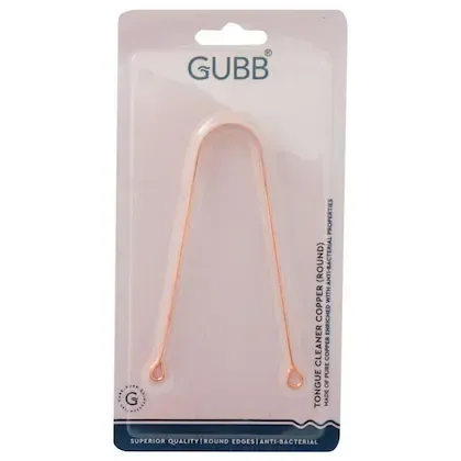 Gubb Copper Round Tongue Cleaner Scraper view 2