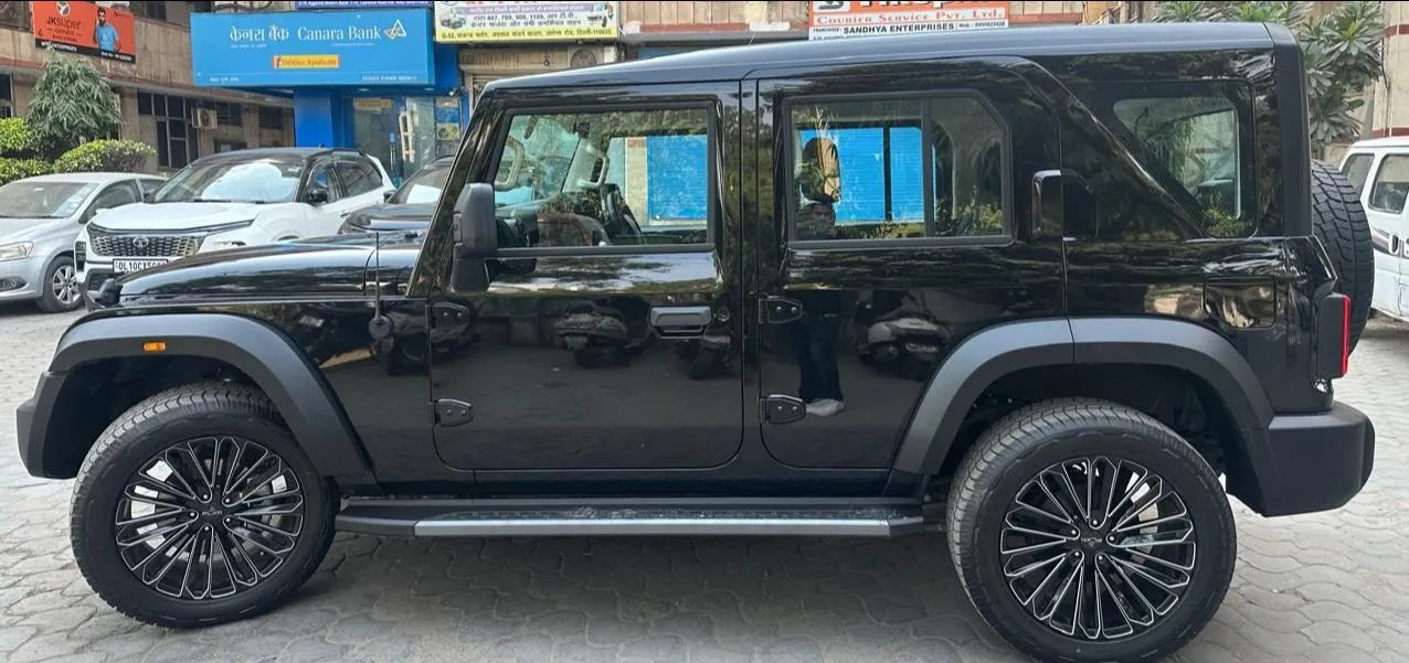 Thar Roxx. Black Compact SUV Rental.... view 2