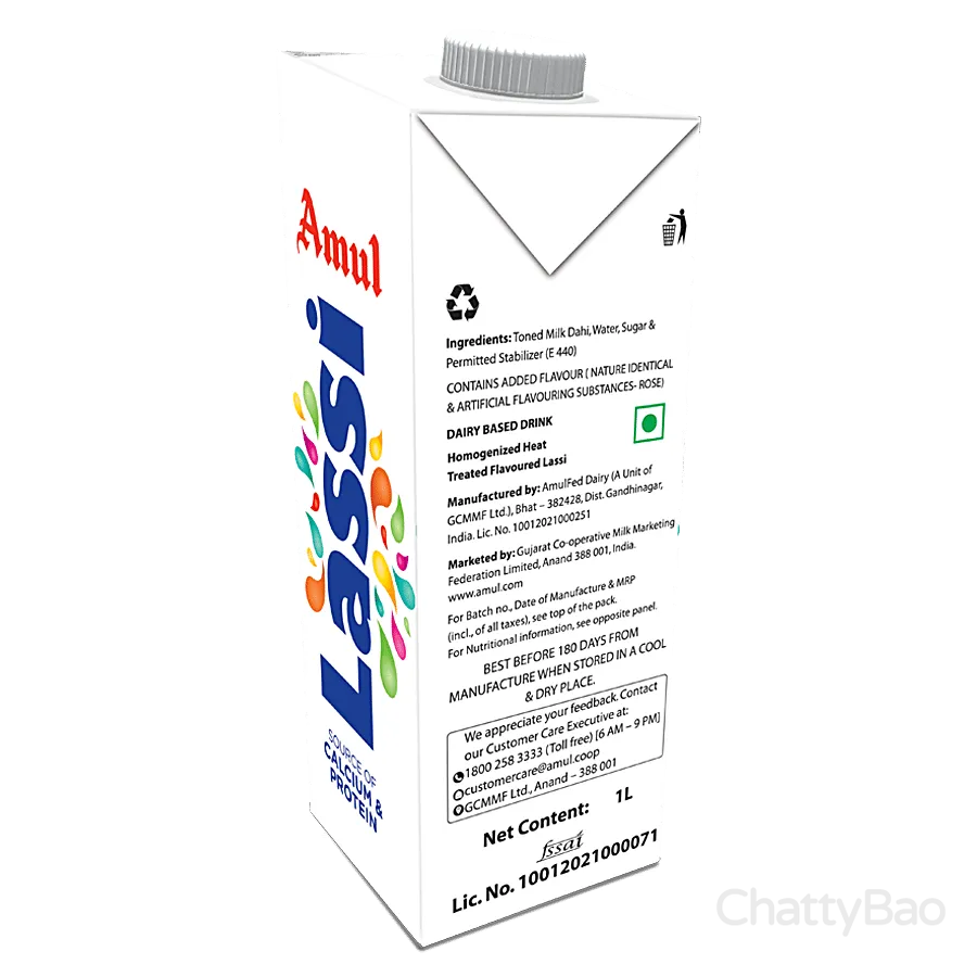 Amul Lassi 1 L view 2