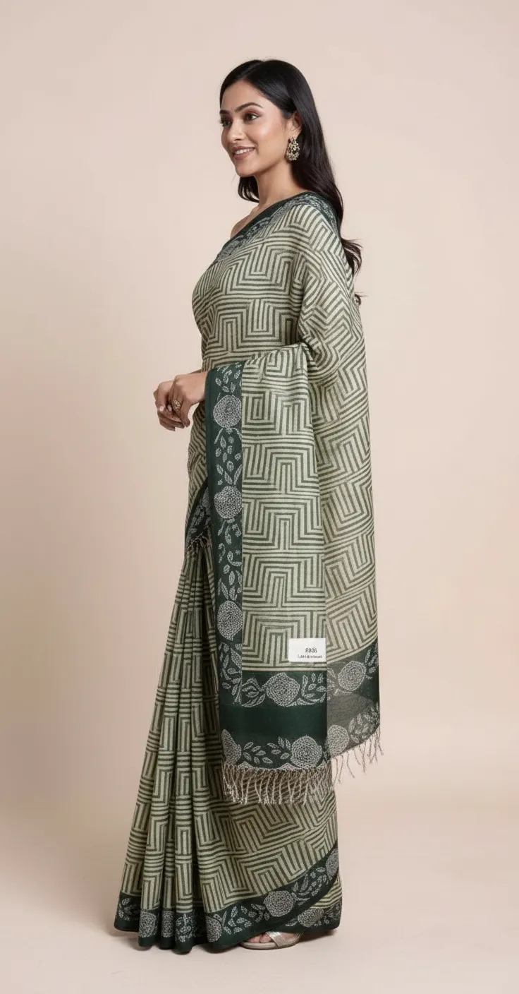 Designer Piano Saree view 2