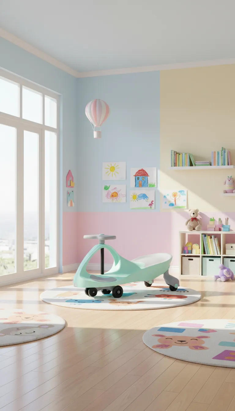 Kids Ride-On Swing Car view 4
