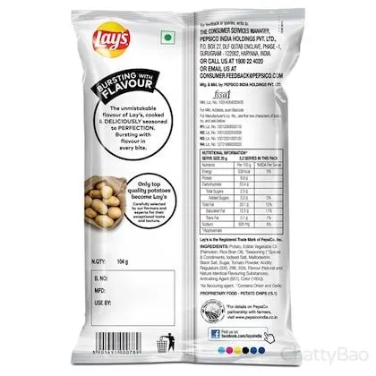 Lays Potato Chips - India's Magic Masala 90 g view 2