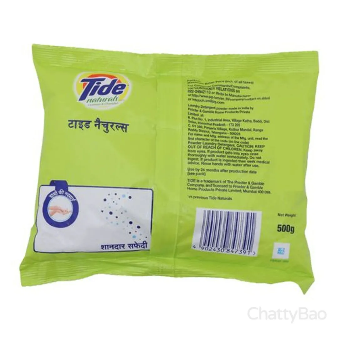 Tide Detergent Washing Powder - Lemon & Chandan 500 g view 2