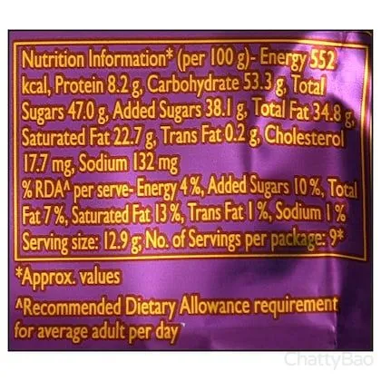 Cadbury Dairy Milk Silk Mousse Chocolate 116 g view 3