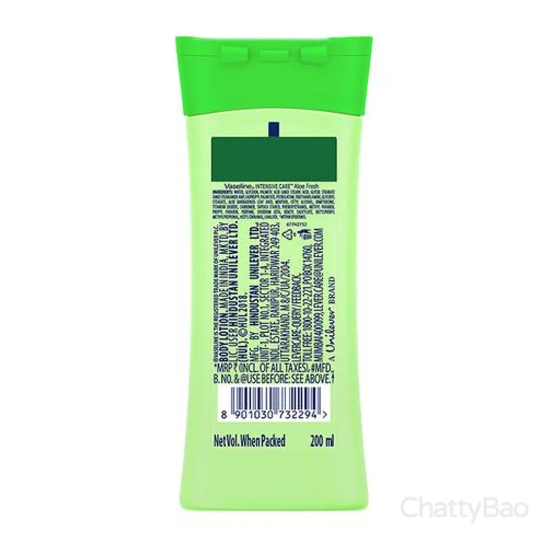 Vaseline Body Lotion - Intensive Care Aloe Fresh 200 ml view 2