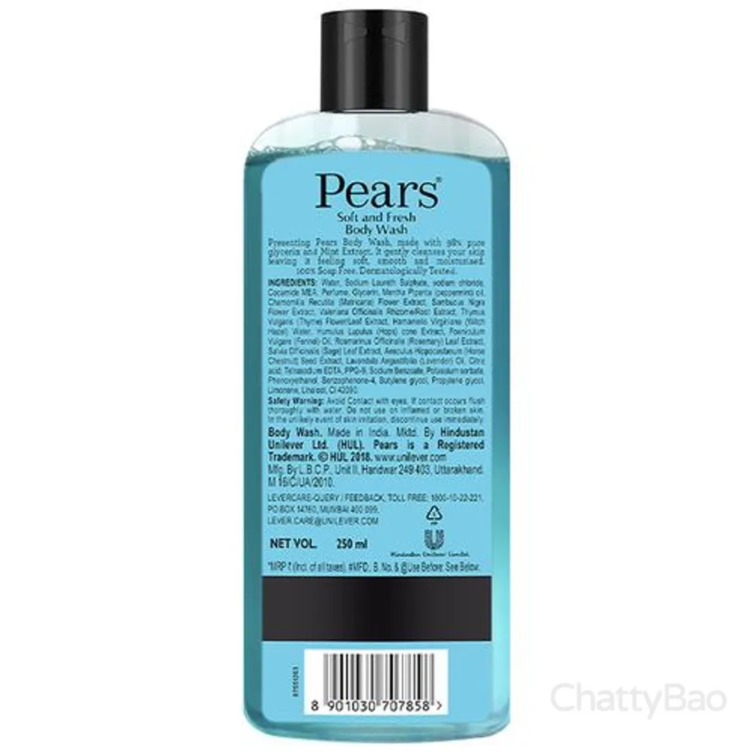 Pears Shower Gel - Soft & Fresh 250 ml view 2