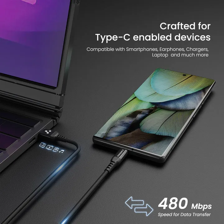Ambrane 65 W Type C Cable view 3