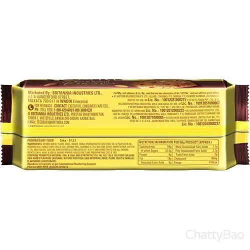 Britannia Romance Cake - Nuts & Raisin 140 g view 2