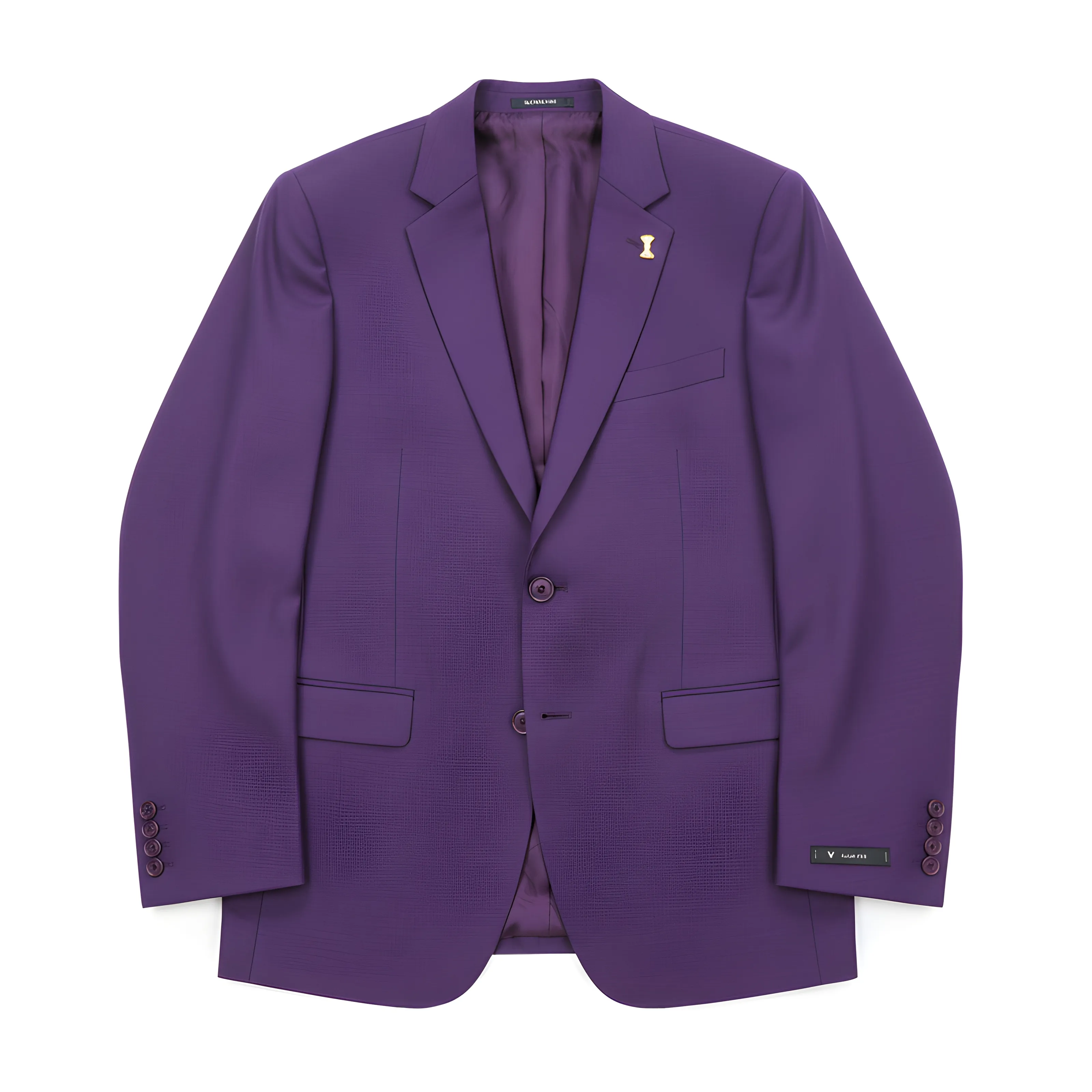 Van Heusen Purple Coat Pant view 2