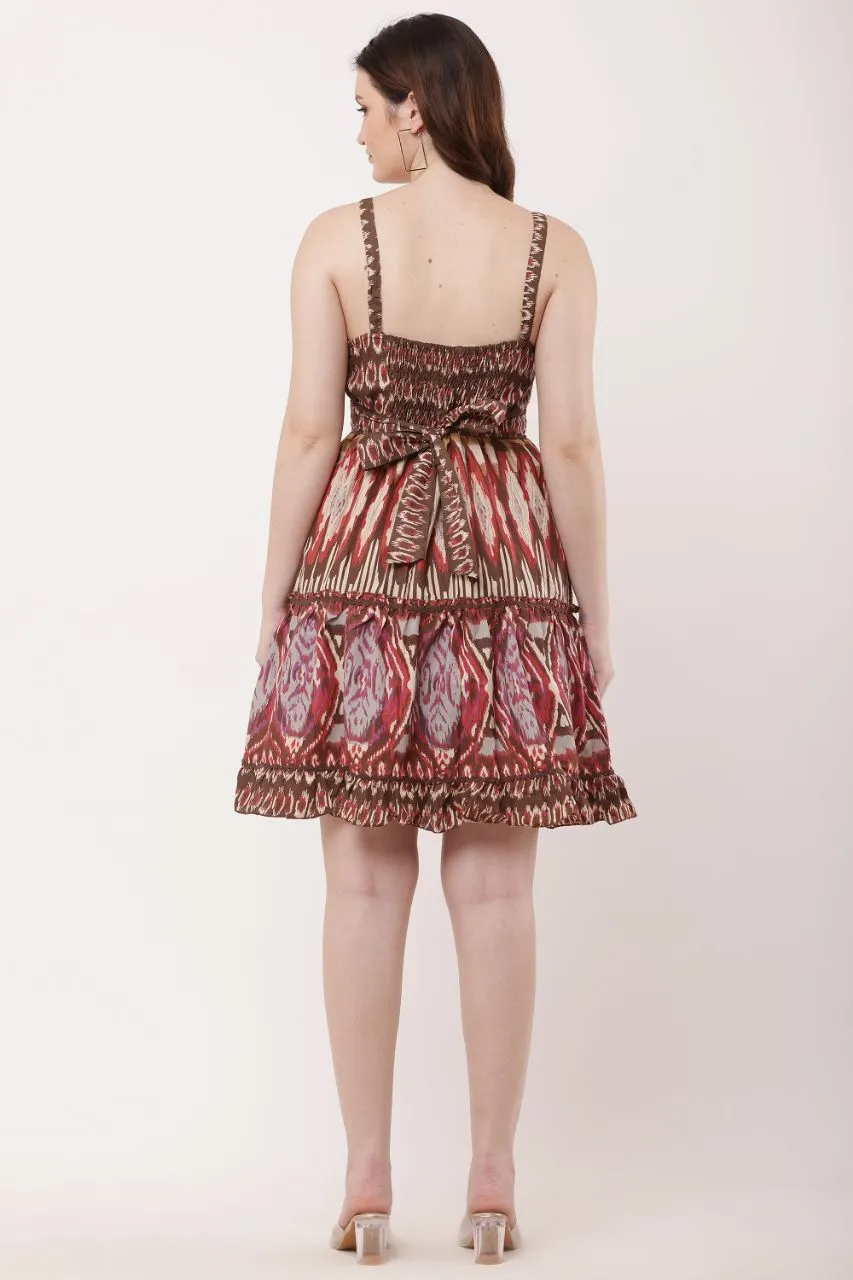 Bohemian Print Summer Dress view 5