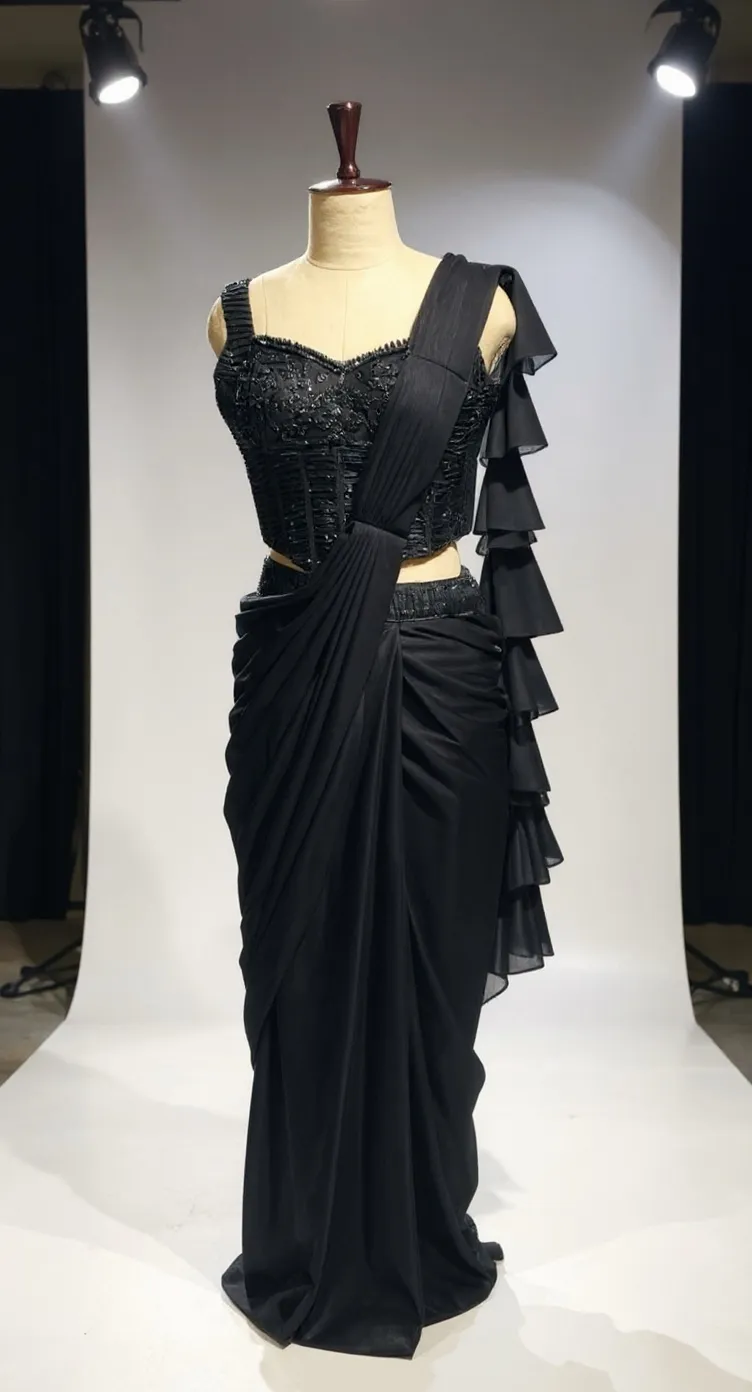 Designer Saree view 3
