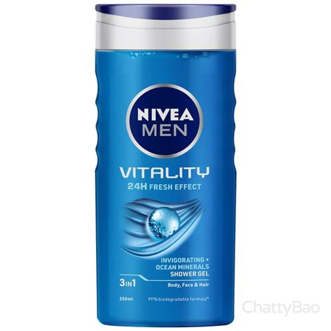 NIVEA Vitality Fresh Shower Gel With Ocean Minerals 250 ml view 2