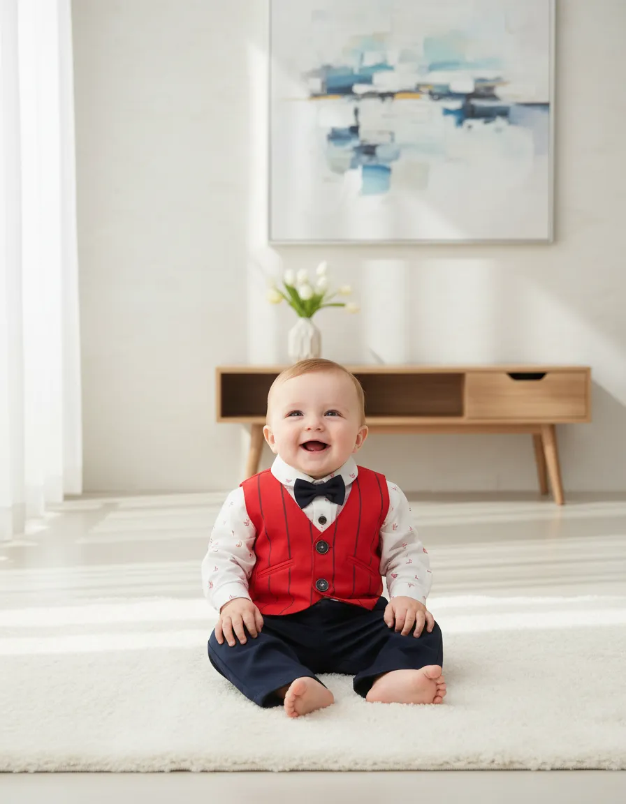 Kids Formal Vest Set