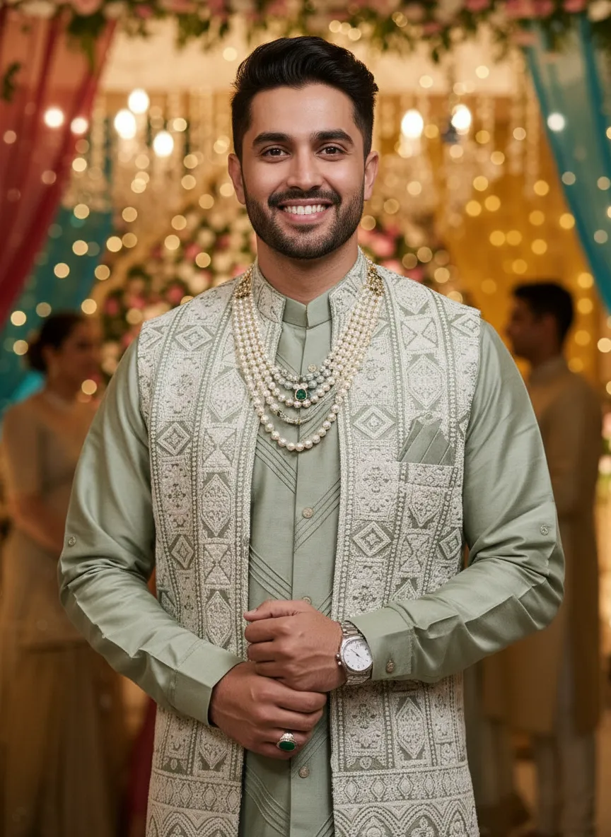 Traditional Embroidered Kurta view 2