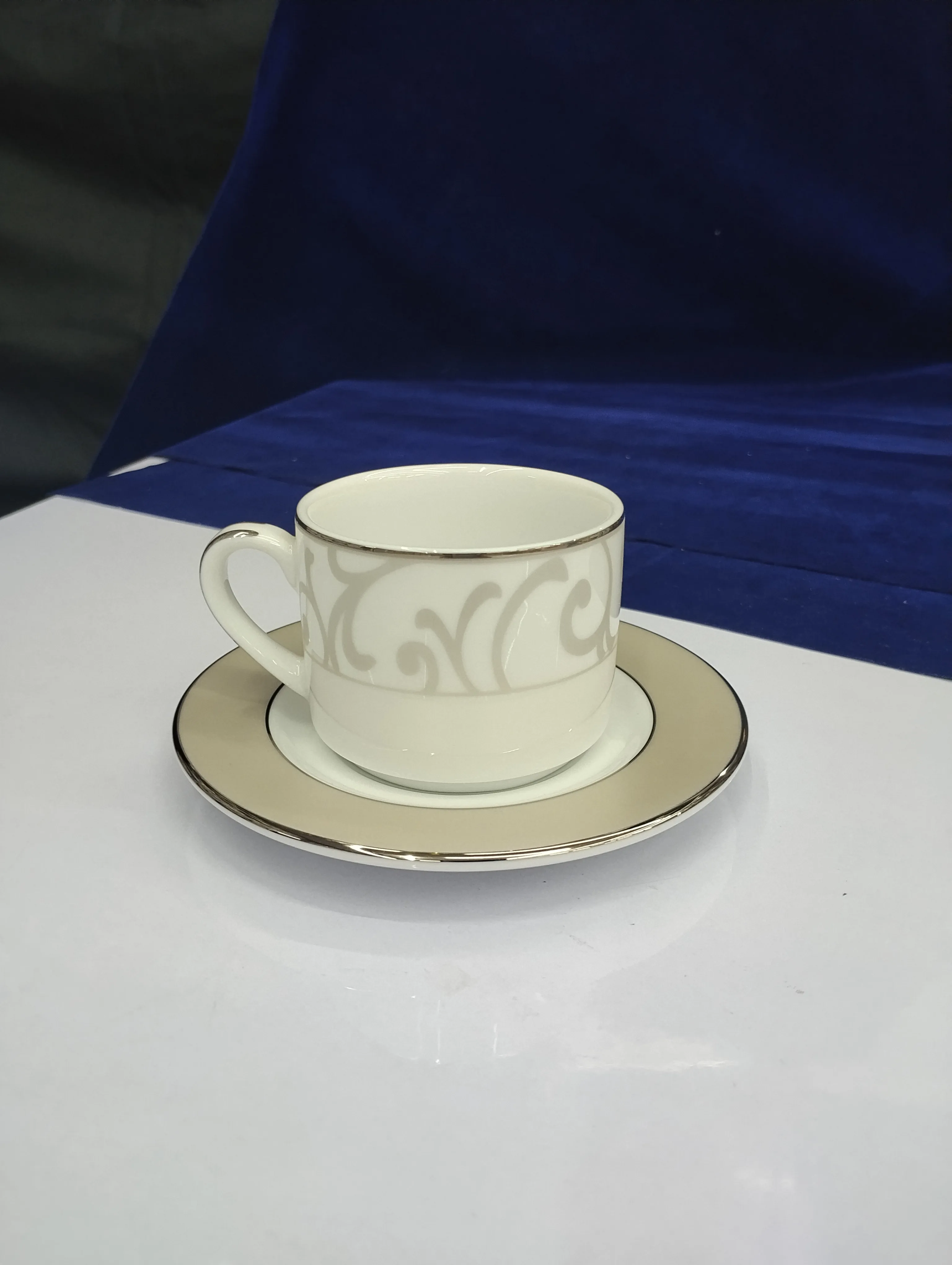 Ornate Cup and Saucer view 2