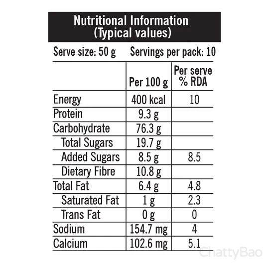 Tata Soulfull Millet Muesli Fruit & Nut Almonds & Real Fruits 400 g view 3