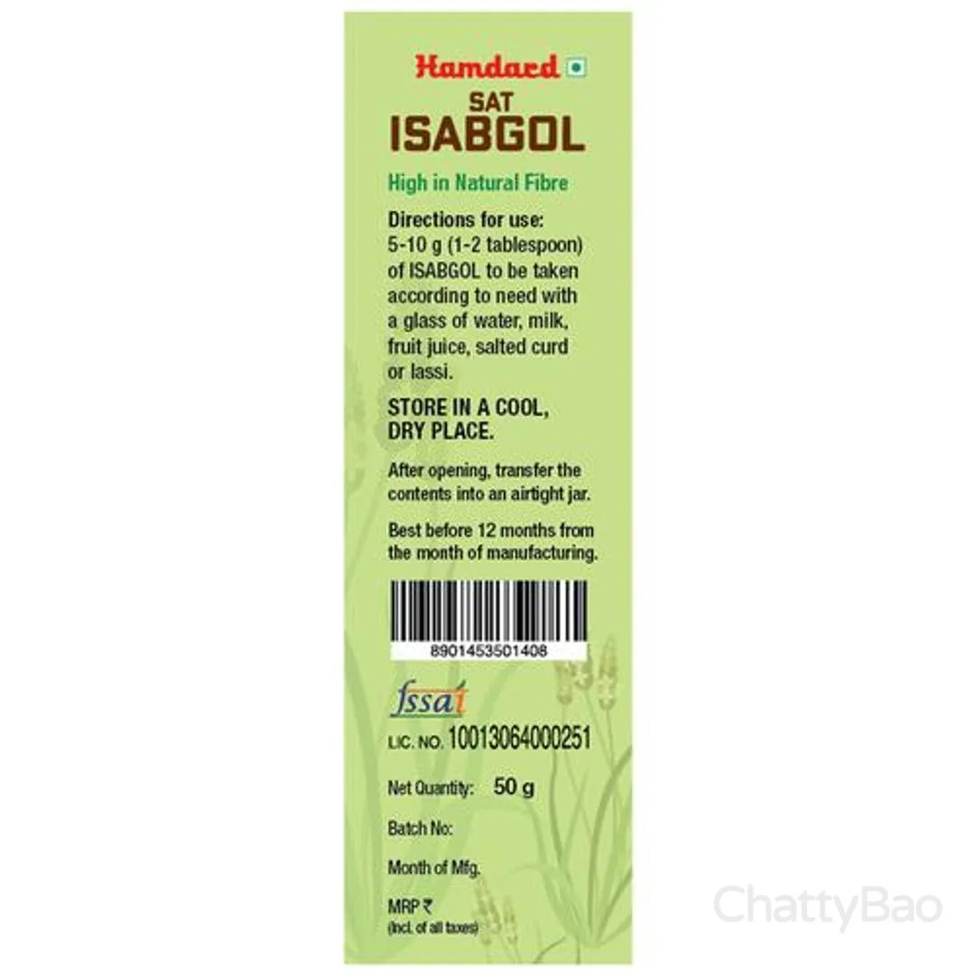 Hamdard Sat Isabgol 50 g view 2