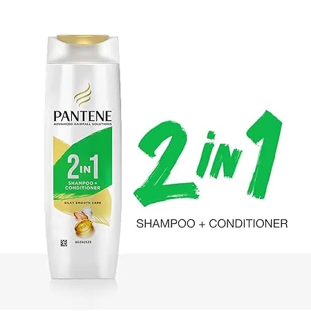 Pantene 2 in 1 Anti Hairfall Silky Smooth Shampoo & Conditioner 200 ml view 4
