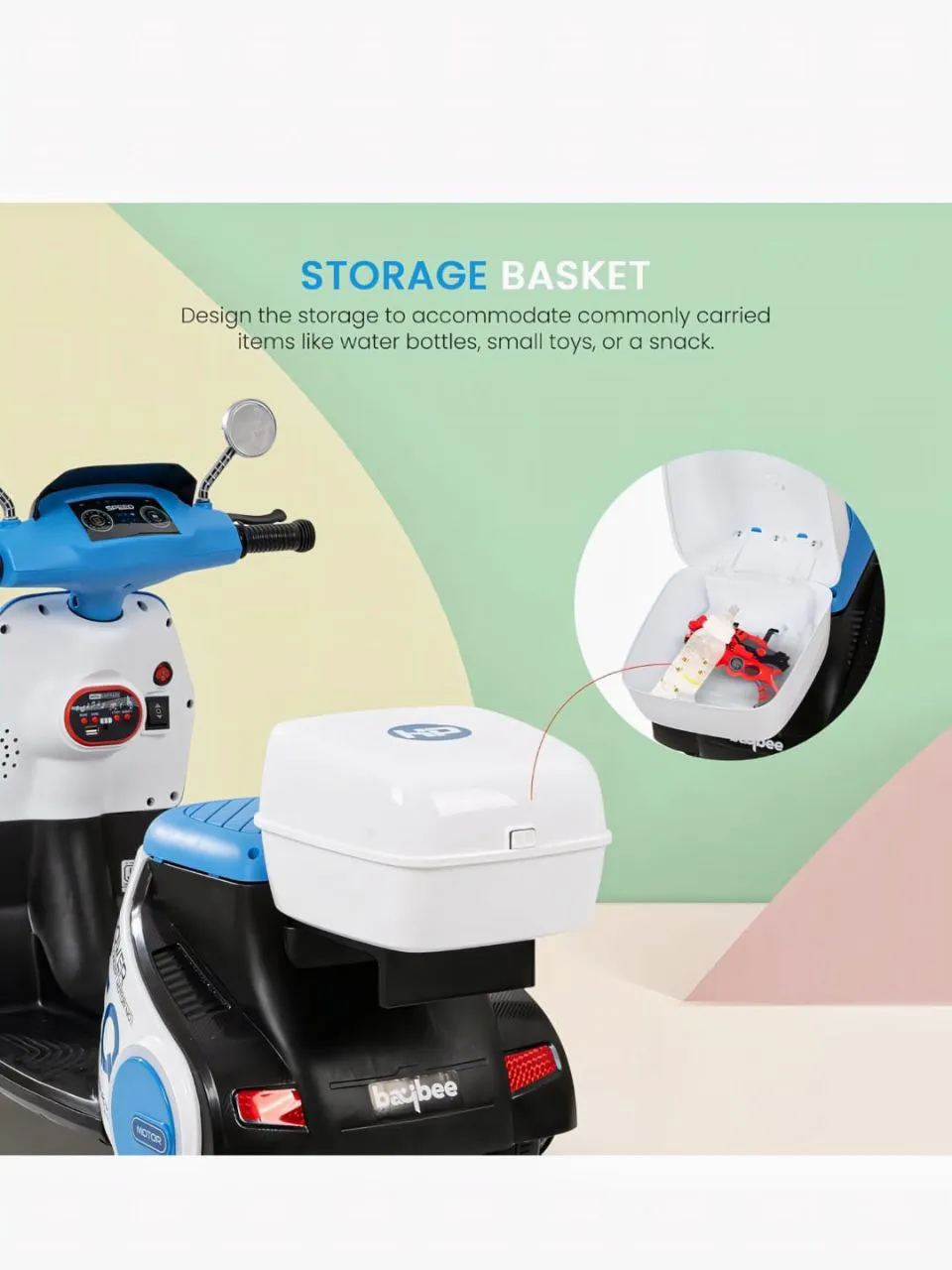 Baybee Power EQ Electric Scooter view 6