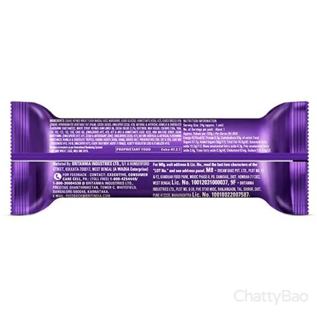 Britannia Cake Roll Yo! Triple Choco Swiss Roll Rs 10 view 2