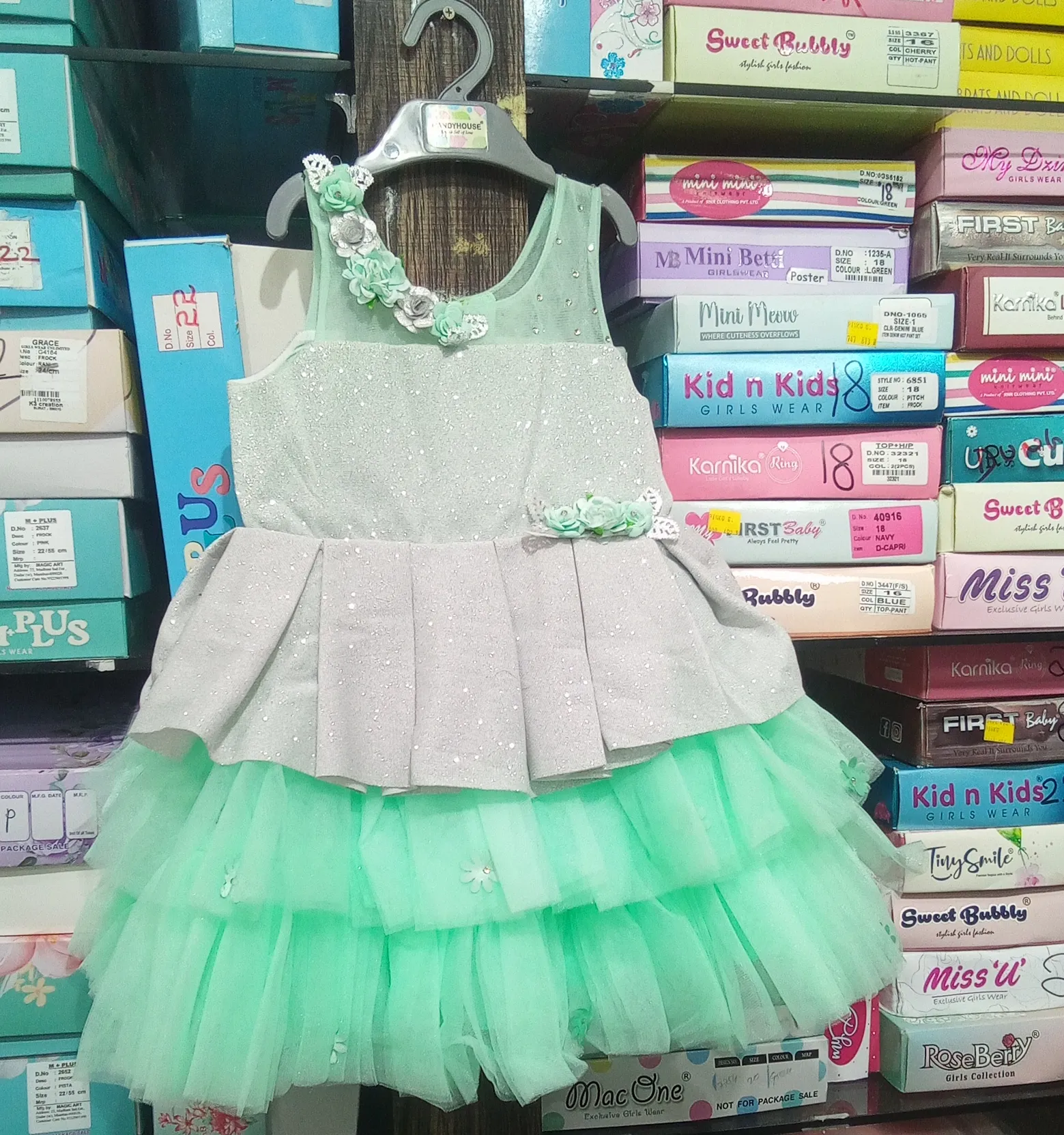 Girls Fancy Frock . view 3