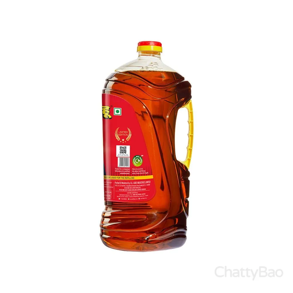 Bail Kolhu Kachi Ghani Mustard Oil Bottle 5 L view 5
