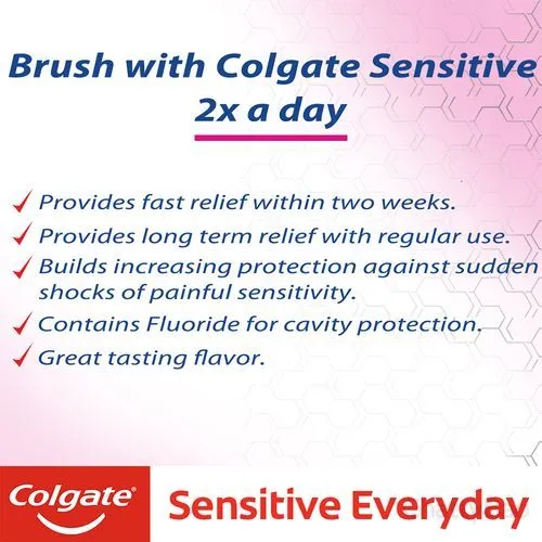 Colgate Sensitive Everyday Protection Toothpaste 80 g each (Pack of 2) view 3