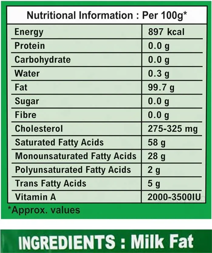 Anik Ghee Tin 1 L view 3