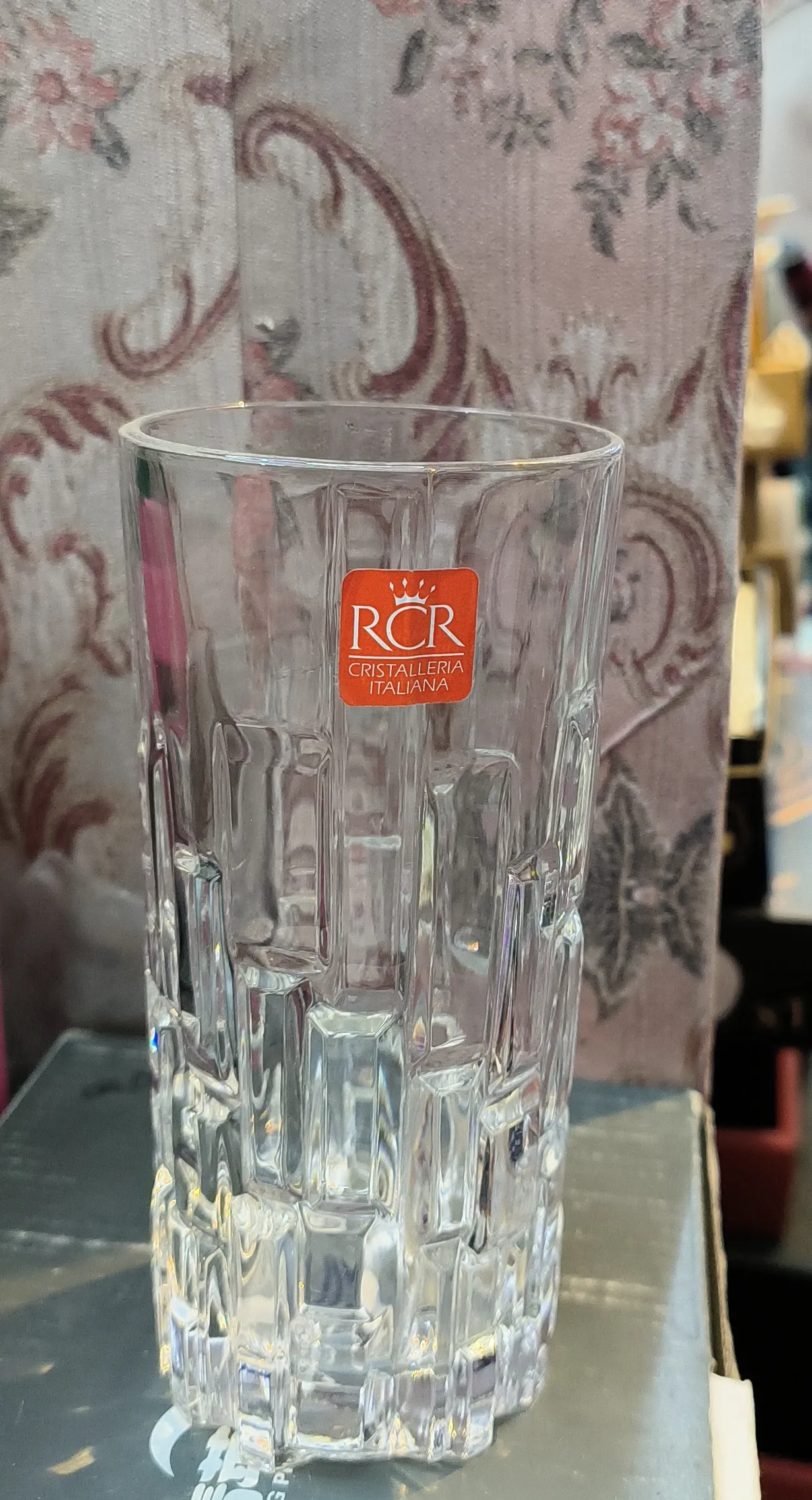 RCR Crystal Water Glass Set Of 6 view 2