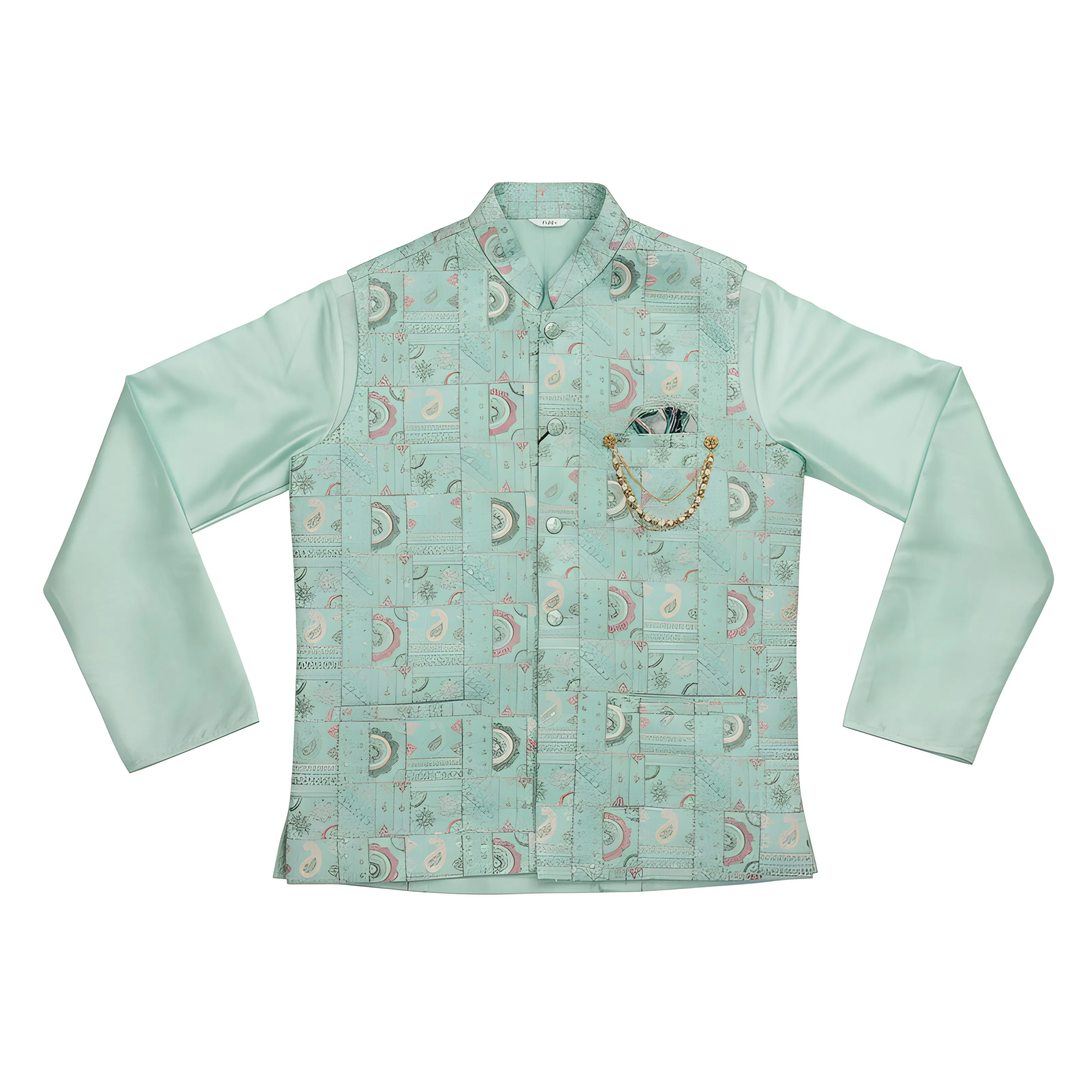 Mens Three Piece Kurta view 2