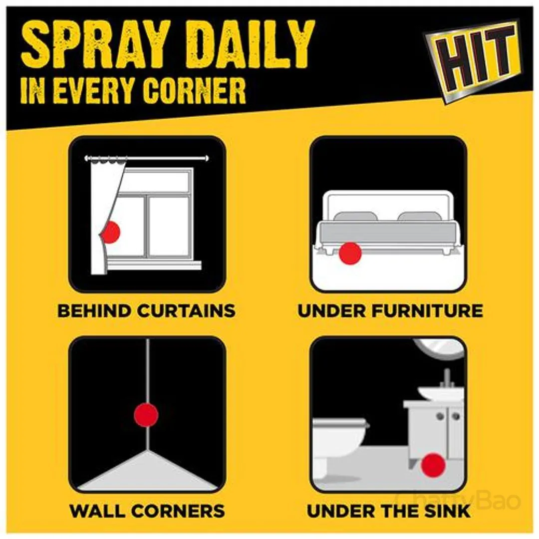Hit Mosquito & Fly Killer Spray - Lime Fragrance 400 ml view 5