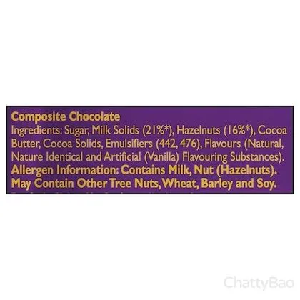 Cadbury Dairy Milk Silk - Hazelnut Chocolate Bar 58 g view 5