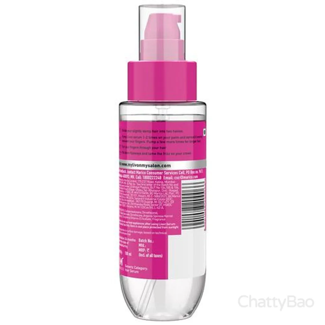 Livon Anti-Frizz Serum - For All Hair Types 100 ml view 3