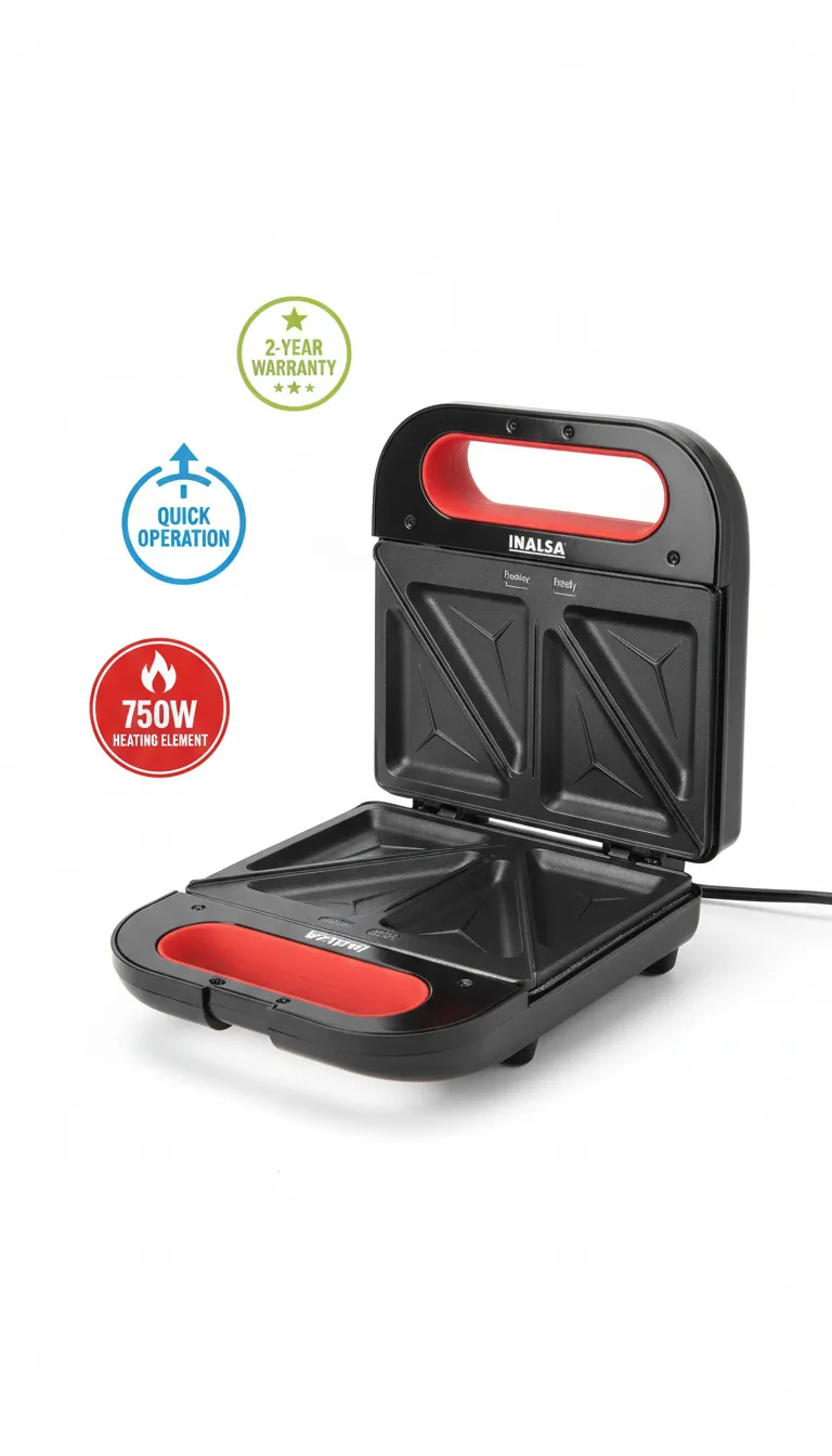 Inalsa Snax Sandwich Toaster view 2