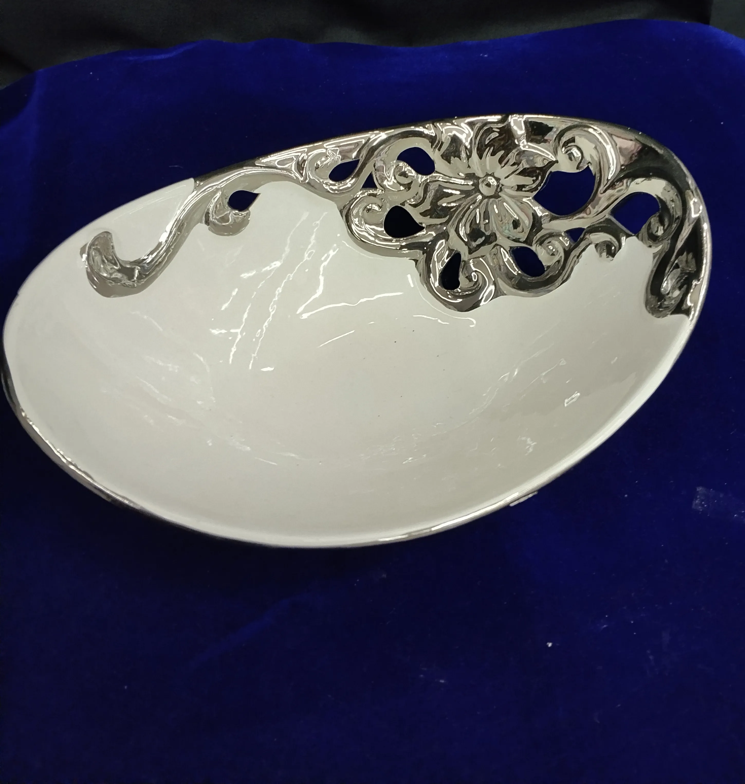 Ornate Metalwork Bowl view 2