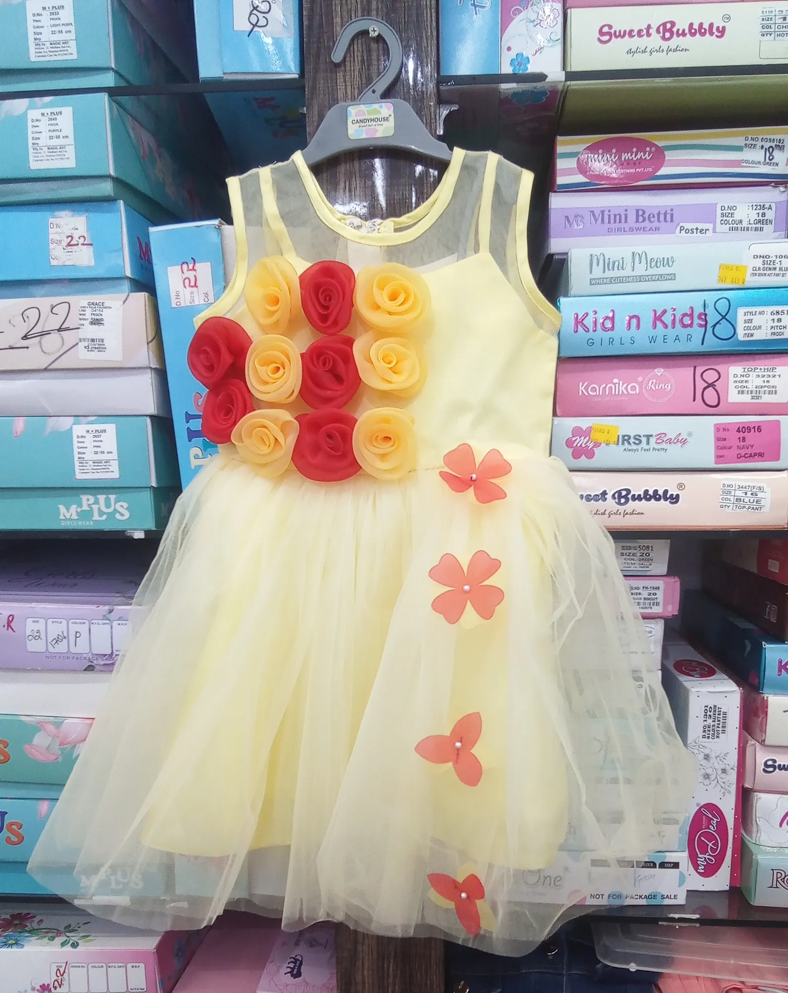 Girls Floral Frock view 3