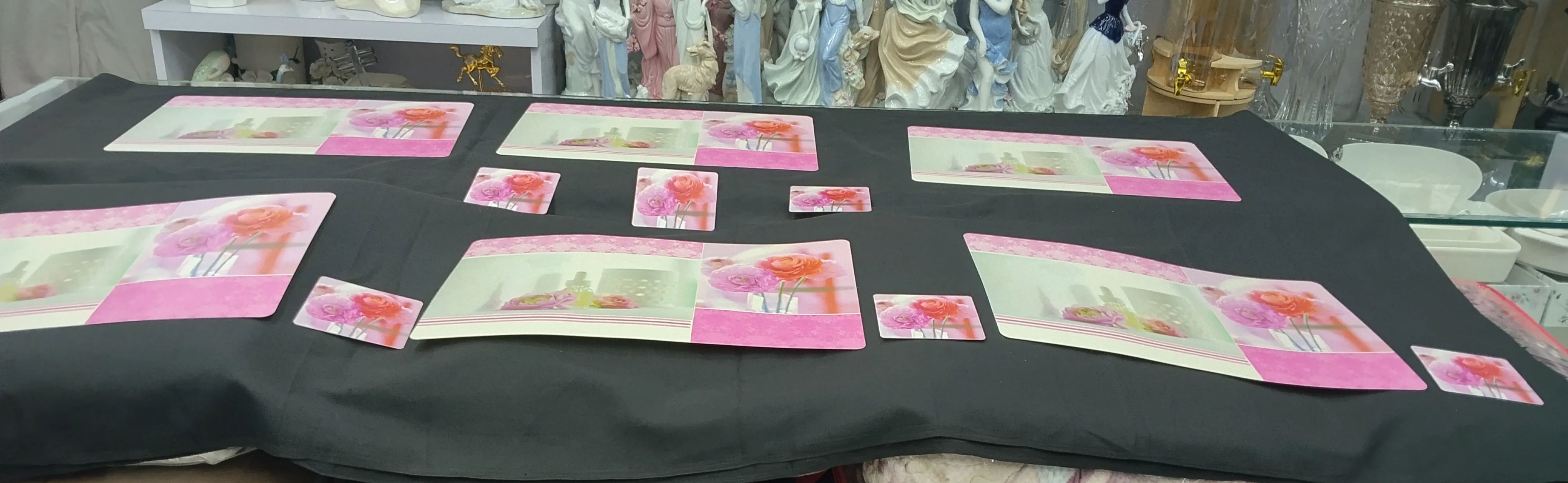 Floral Placemat and Coaster Set view 2