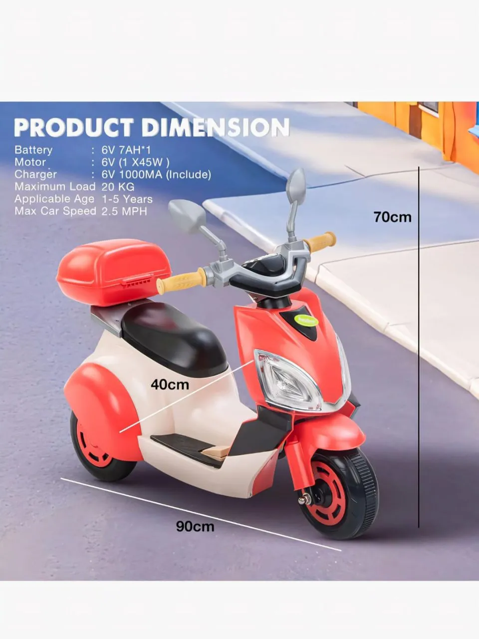 Kids Electric Scooter view 8